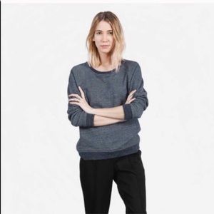 GUC Everlane Marled Blue Crewneck Sweatshirt